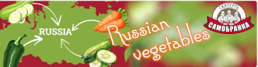 How did traditional Russian vegetables become Russian?